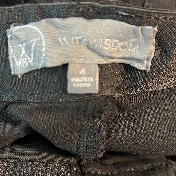 Wit & Wisdom Black Ab Solutions Kick Flare Jeans - Picture 10 of 14